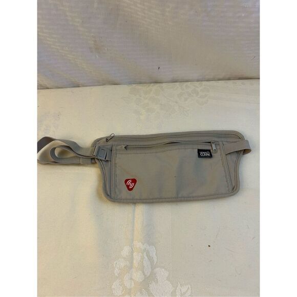 Lewis N Clark Fanny pack waist bag 2 zippers adjustable belt 11x5” packable mone - Picture 2 of 10